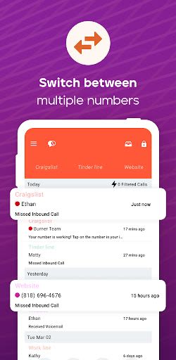 Burner - Private Phone Line for Texts and Calls Android App