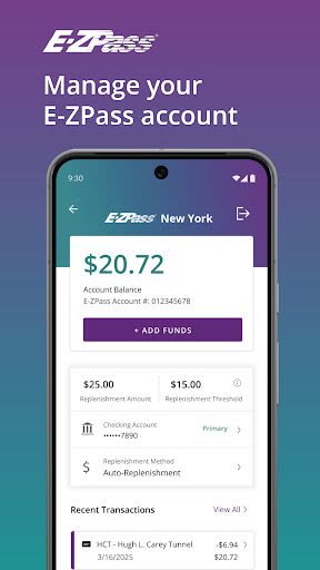 Official E-ZPass NY Android App