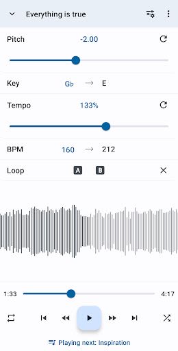 Music Speed Changer Android App