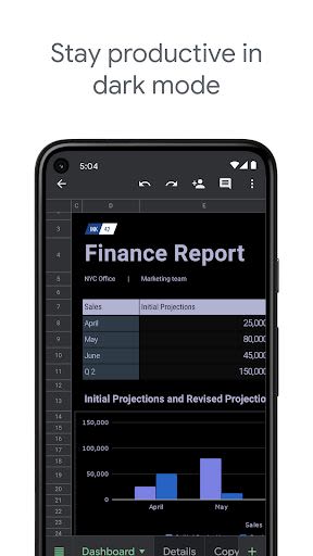 Google Sheets Android App