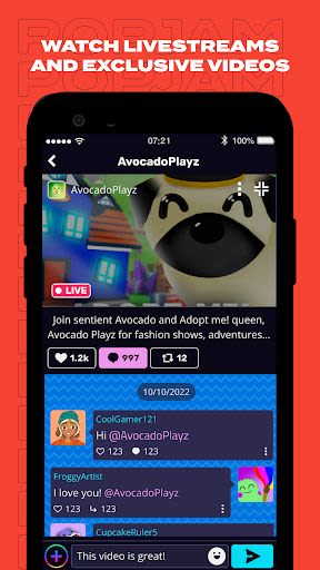 PopJam Android App