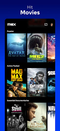 Max: Stream HBO, TV, & Movies Android App