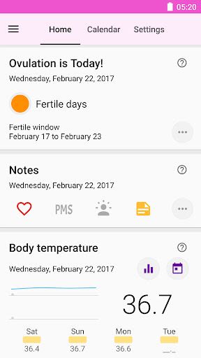 Period and Ovulation Tracker, Period Tracker Android App