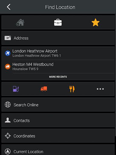 CoPilot Truck GPS Android App