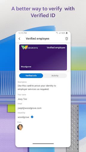 Microsoft Authenticator Android App