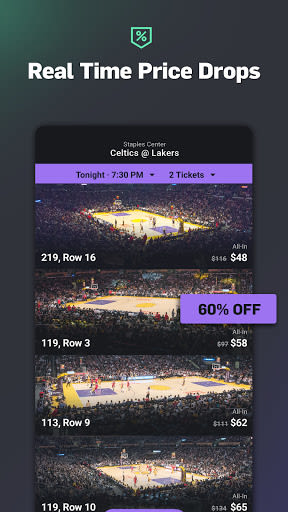 Gametime - Tickets to Sports, Concerts, Theater Android App