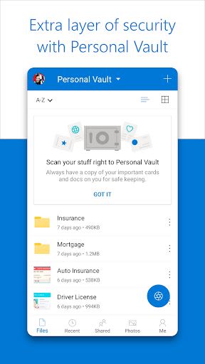 Microsoft OneDrive Android App