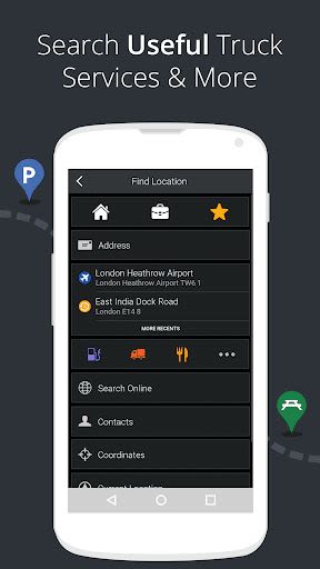 CoPilot Truck GPS Android App
