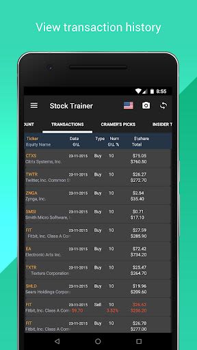 Stock Trainer: Virtual Trading (Stock Markets) Android App